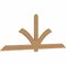 Ekena Millwork Redmond Smooth Timber Gable Bracket, Western Red Cedar, 108"W x 40"H x 1 1/2"D x 5 1/2"F, 9/12 Pitch GBW108X40X0206RED00SWR - alternate 2